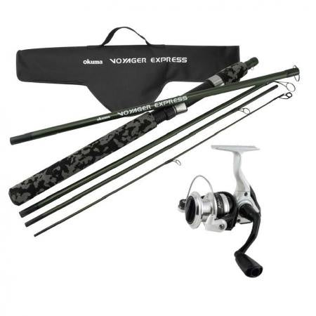 Okuma Voyager Express 4 Piece Fishing Set