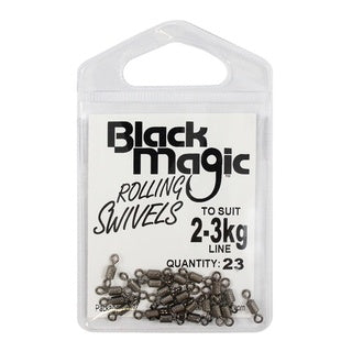 black magic rolling swivels